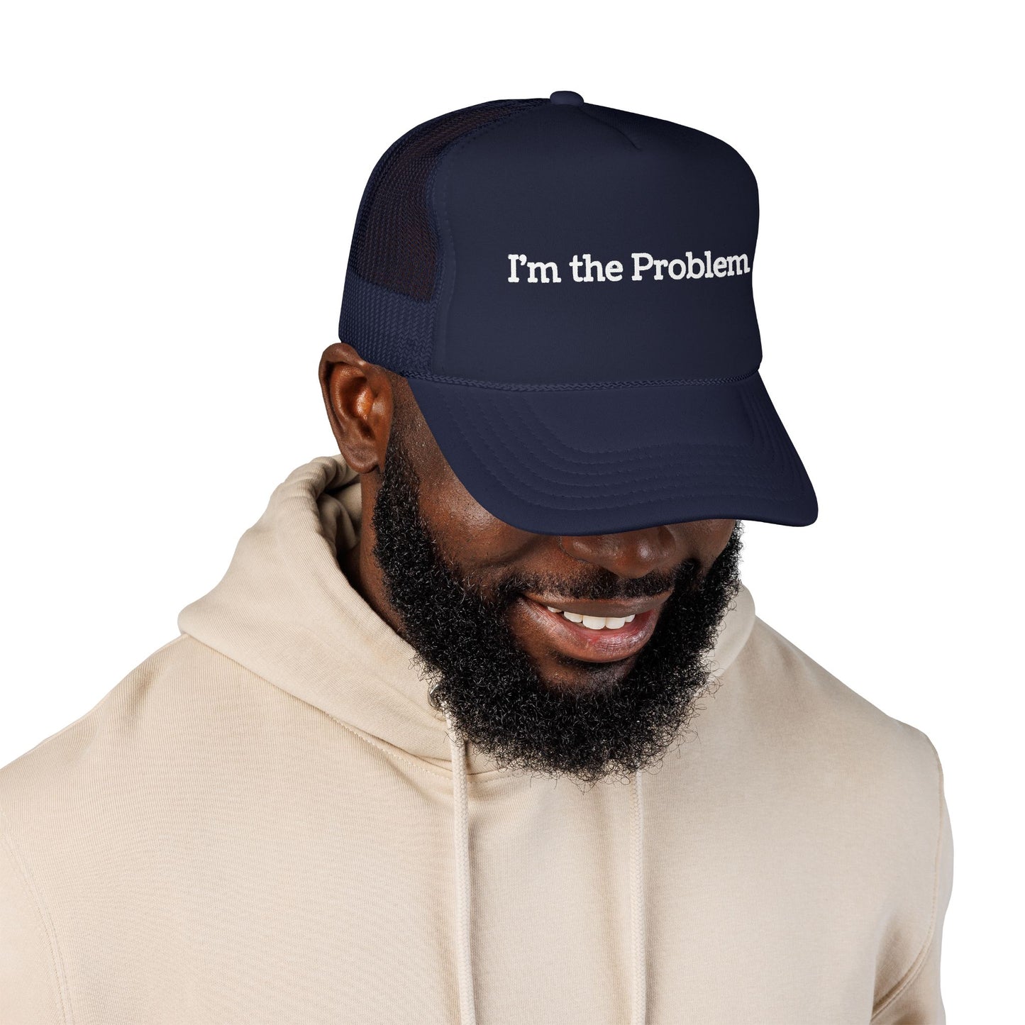 I'm the Problem Trucker Hat – Funny Statement Foam Mesh Cap