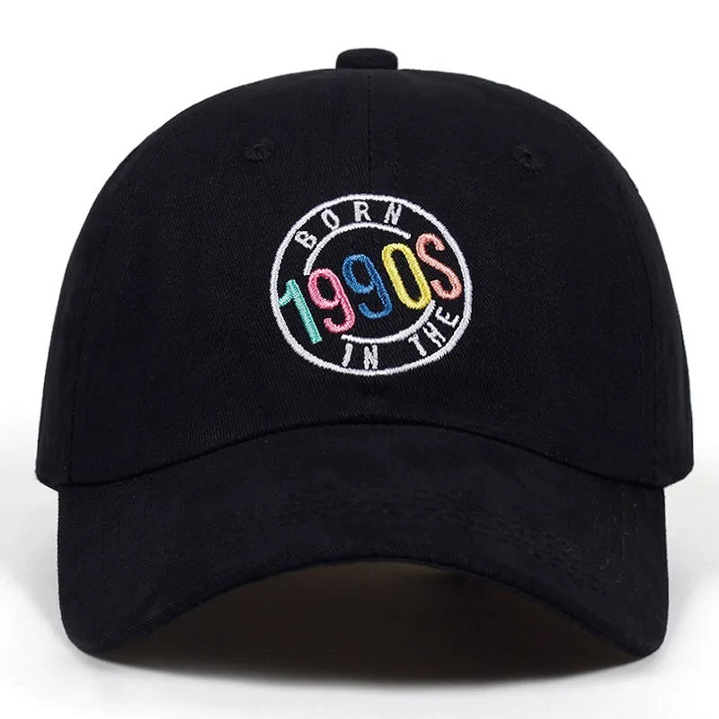 1990s Embroidery Cap: Unisex Fashion Dad Hat