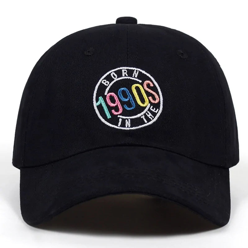 1990s Embroidery Cap: Unisex Fashion Dad Hat