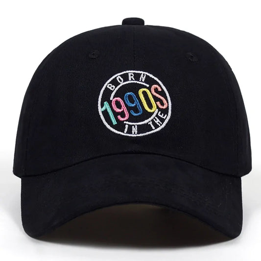 1990s Embroidery Cap: Unisex Fashion Dad Hat
