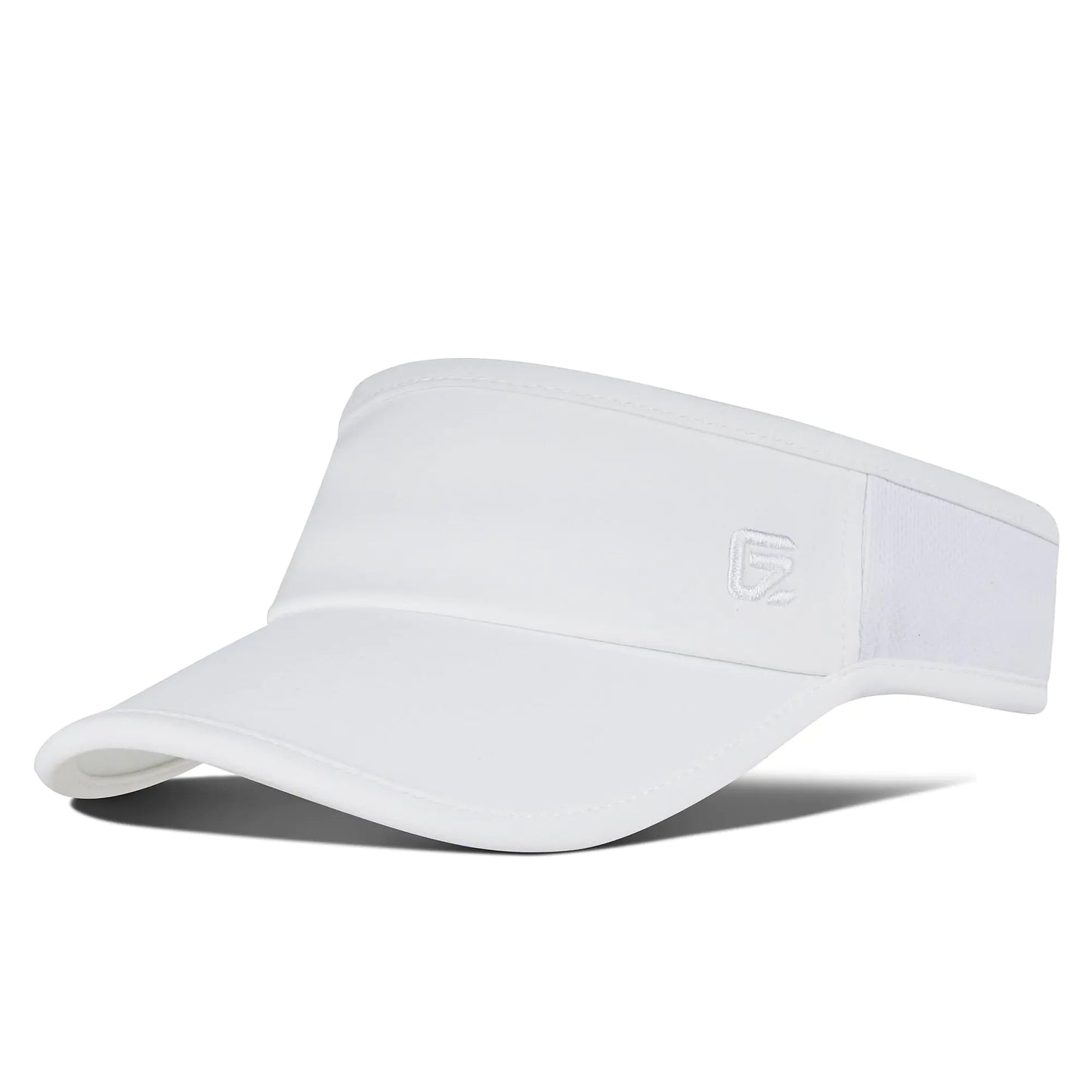 White Visor Sun Hat