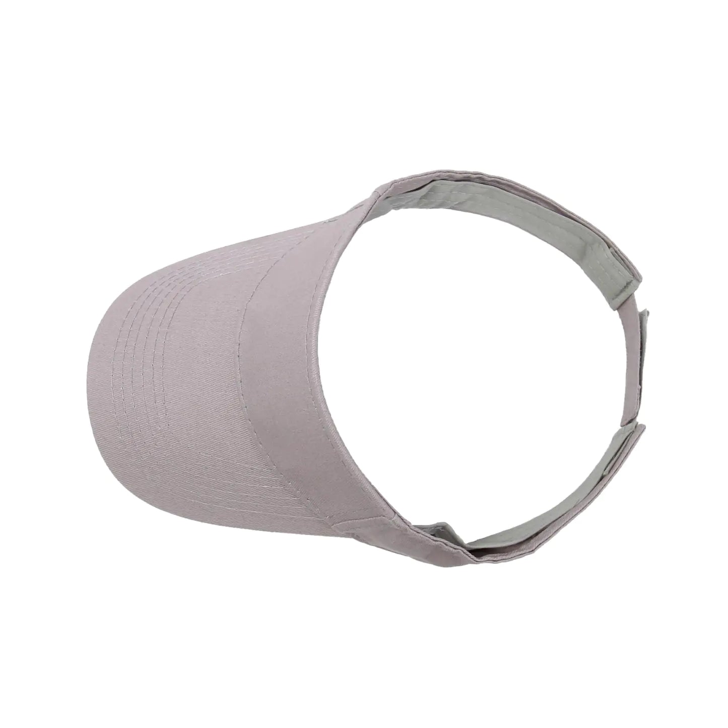 ANDICEQY Sport Sun Visor Hats Adjustable Empty Top Baseball Cap Cotton Ball Caps for Women and Men 6 3/8 Dark Gray