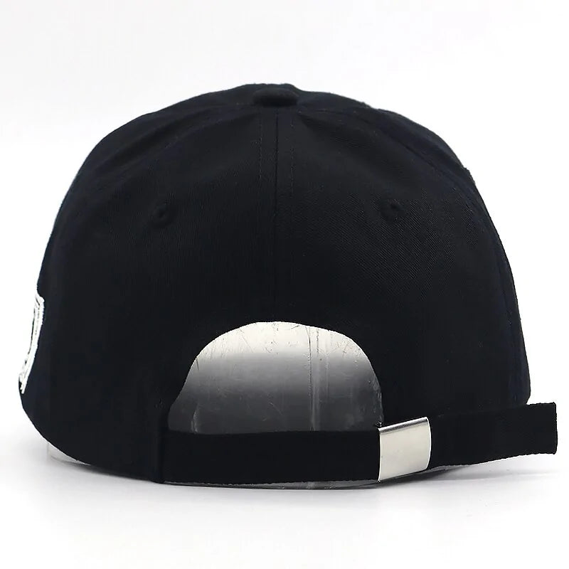 Sad Face Embroidered Adjustable Baseball Cap